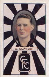 1933 Allen's League Footballers #21 George Clayden Front